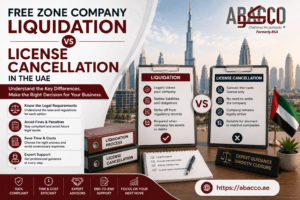 Free Zone Company Liquidation vs License Cancellation in the UAE