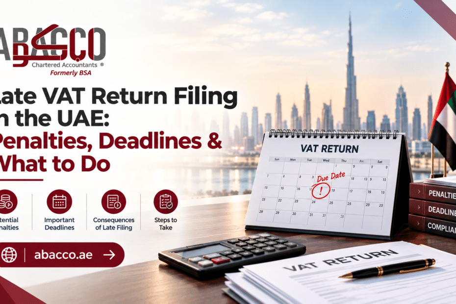 late VAT return filing in the UAE : Penalties, Deadlines & What to Do