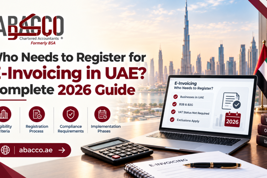 Who Needs to Register for E-Invoicing in UAE? Complete 2026 Guide